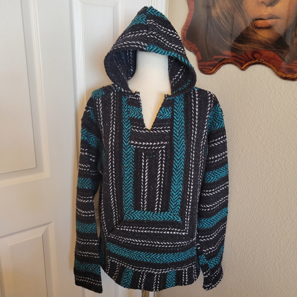 Baja Hoodie / Sweater V-neck Unisex Size S